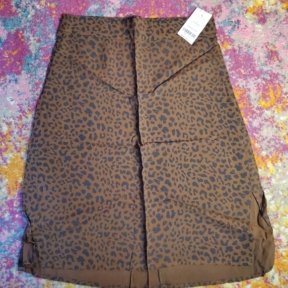NWT Carters Kid Leopard Rayon Midi Skirt Size 10 - Picture 1 of 7